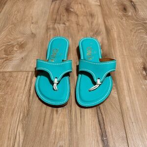 Turquoise Kino Sandals - Size 8 - Womens Sandals